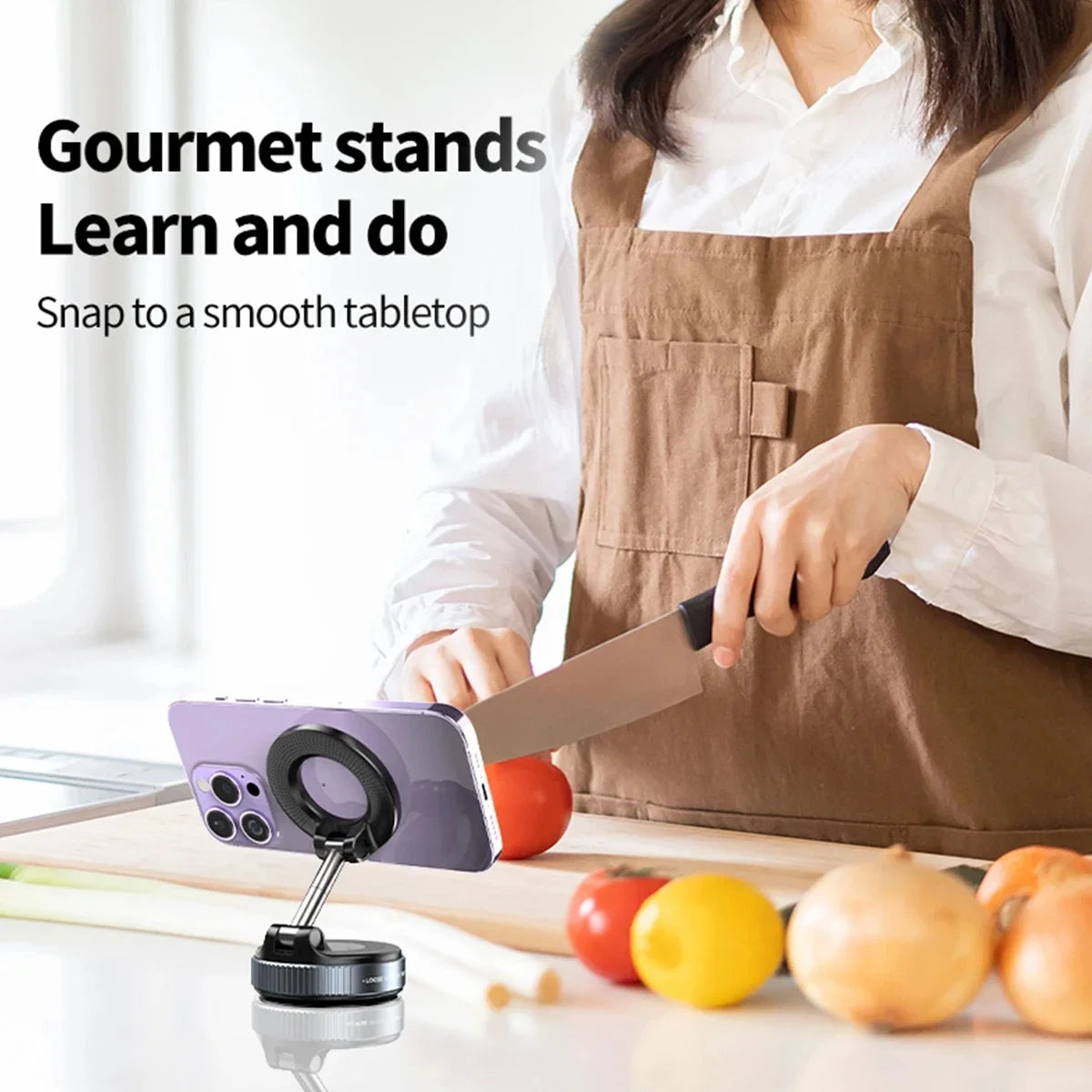 Supporto Auto Magnetico a Ventosa – Universale 360°